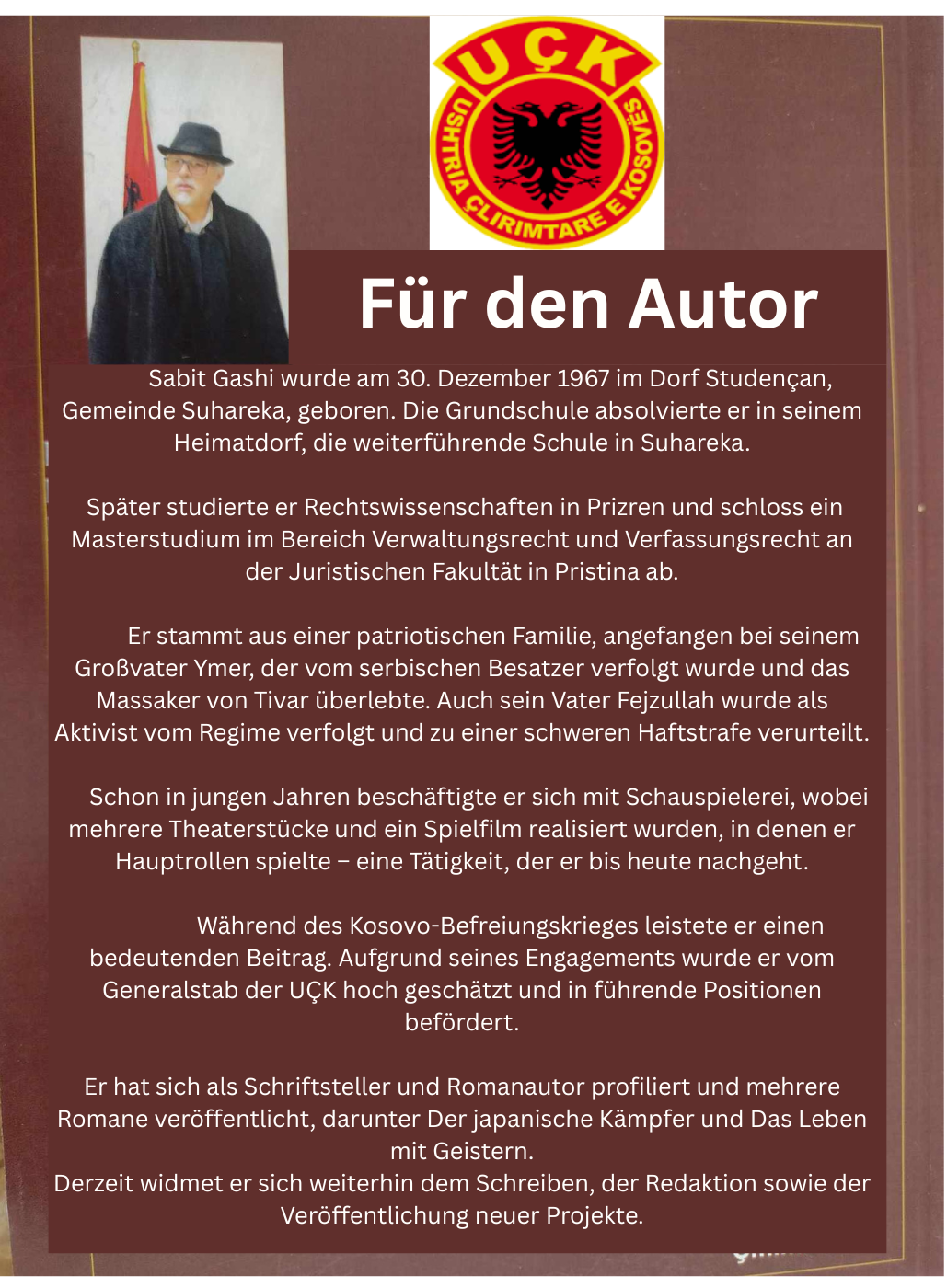 KOSOVO-BEFREIUNGSKRIEG – DIE JAHRE DES RUHMS – DIE ENTTÄUSCHUNGEN PDF (DE)