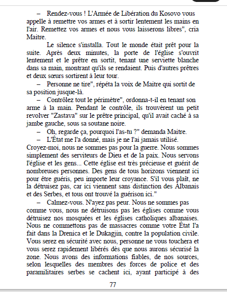 GUERRE DE LIBÉRATION DU KOSOVO – LES ANNÉES DE GLOIRE – LES DÉCEPTIONS II PDF (FR)
