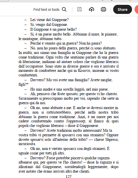 IL GUERRIERO GIAPPONESE  romanzo (PDF) (IT)